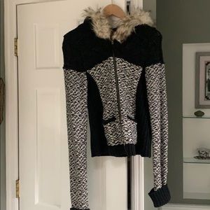 Anthropologie zip-up sweater!